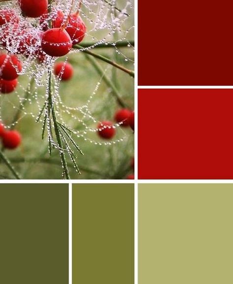 color scheme red door sage green | color scheme Archives - Elegant Wedding Ideas and Elegant Weddings ... Green Red Brown Color Palette, Green And Red Moodboard, Red And Sage Green Aesthetic, Red Green White Color Palette, Salsa Aesthetic, Green Kitchen Walls, Red Accent Wall, Design Seed, Comfy Office