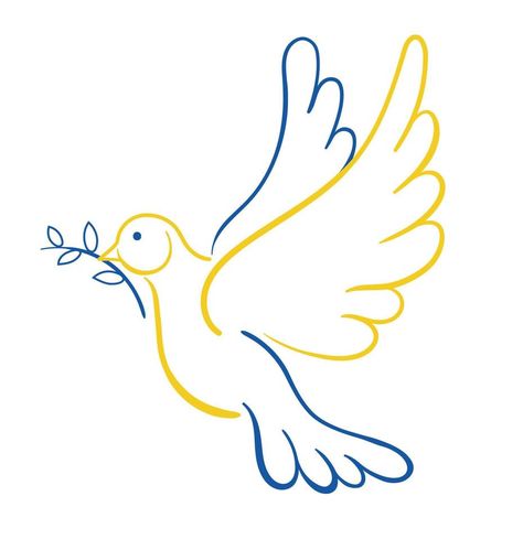 Dove Symbol, Peace Ukraine, Symbol Art, Batman Symbol, Symbol Of Peace, Ukraine Flag, Ukrainian Flag, Ukraine, Vector Free