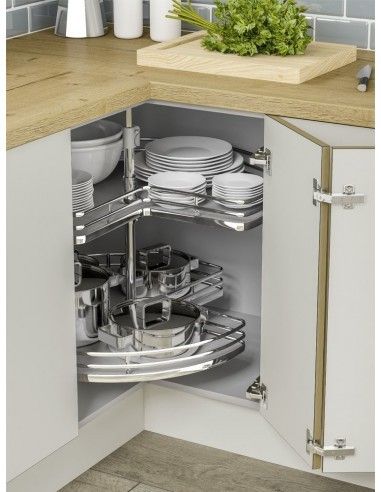 Kitchen Corner Units, Corner Kitchen Cabinet, Kitchen Company, L Shaped Kitchen, Home Storage Solutions, Kitchen Corner, Kitchen Storage Solutions, Corner Unit, Kitchen Cabinet Storage