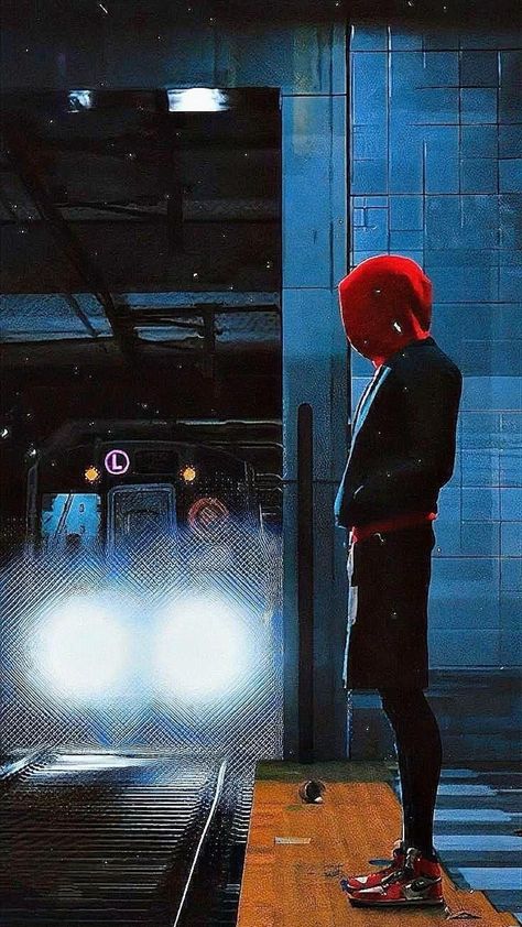 spider man Across The Spider Verse Prowler, Atsv Aesthetic, Spiderman And Spider Gwen, City Scenery, Marvel Phone Wallpaper, Spiderman Comic Art, Miles Spiderman, Image Spiderman, Spiderman Art Sketch