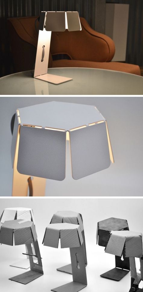 Metal Sheets Design, Metal Sheet Design Products, Sheet Metal Lamp Design, Table Lamp Metal, Metal Sheet Furniture, Sheet Metal Furniture Design, Sheet Metal Product Design, Metal Sheet Art, Metal Furniture Design Ideas