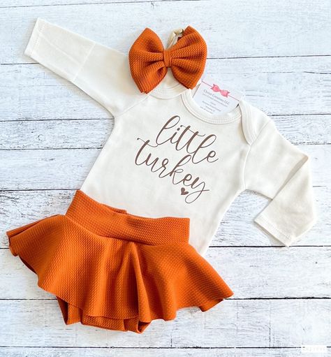 Infant Thanksgiving Outfit, Thanksgiving First Birthday Girl, Thanksgiving Onesie Girl, Fall Newborn Outfits, First Thanksgiving Outfit Girl, Newborn Thanksgiving Outfit, Baby First Thanksgiving, Fall Baby Outfits