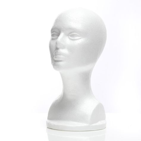 styrofoam mannequin foam head model glasses hat wig display stand at BanggoodShopping USA, #Banggood #styrofoam #mannequin #foam #head #model #glasses #hat #wig #display #stand #banggood #shopping #usa Model Glasses, Fashion Mannequin, Wig Display, Foam Head, Head Model, Mannequin Heads, Ombre Hair Color, Plant Shelves, Tonga