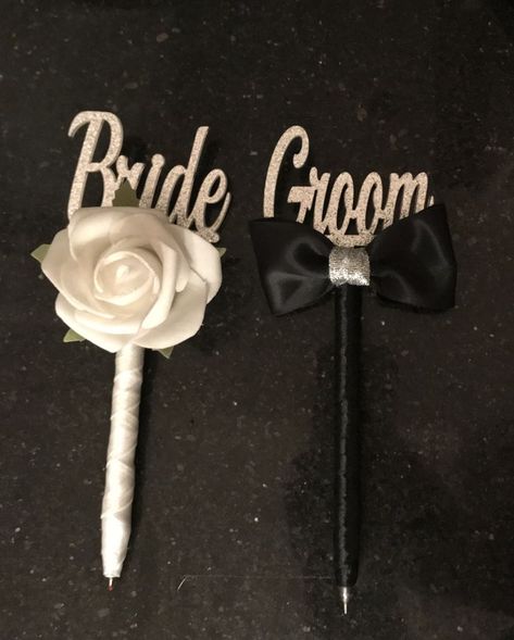 Wedding Pens Ideas, How To Make Nikah Pen At Home, Nikkah Pen Diy, Nikkah Pen Ideas, Nikah Pen Diy, Wedding Pen Ideas, Nikkah Pen Decoration Ideas, Nikah Pen Decoration Ideas, Diy Wedding Gifts For Bride And Groom