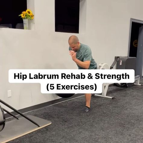 Hip Labrum Tear Exercises, Hip Rehabilitation Exercises, Labrum Tear Hip, Kt Tape Hip, Torn Labrum, Stretches Exercises, Corrective Exercises, Mobility Training, Hip Fracture