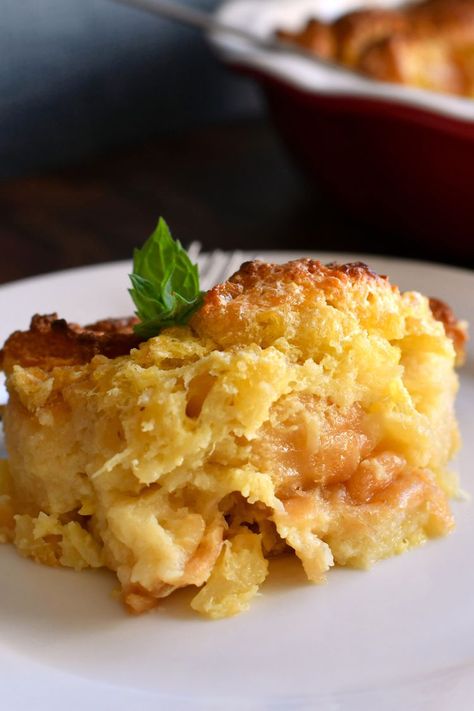 Scalloped Pineapple Souffle