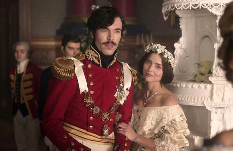 Queen Victoria and Prince Albert Gotha, Queen Victoria Series, Victoria Masterpiece, Victoria Pbs, Victoria Tv Show, Victoria 2016, Movie Wedding Dresses, Princesa Margaret, Victoria Itv