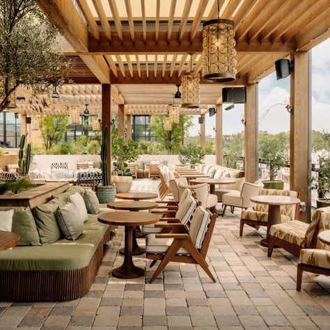 Restaurants| Dezeen Clarence House, Austin Homes, Room Screen, Sopot, Outdoor Restaurant, Soho House, Restaurant Interior Design, Restaurant Interior, Lucca