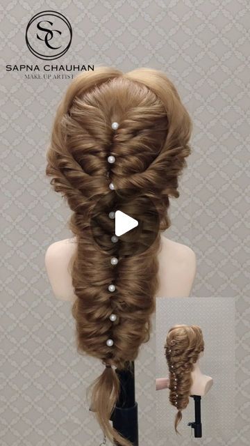 Sapna Chauhan on Instagram: "Mermaid braid hairstyle ❤️😘❤️." Mermaid Hair, Party Braids Hairstyles, Mermaid Hairstyle, Mermaid Hairstyles, Mermaid Braids, Lil Mermaid, Mermaid Braid, Braid Hairstyle, Diy Braids