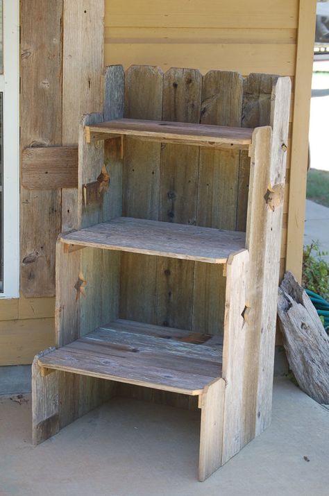 Scaffolding wood - Steigerhout Shoe Stand, Large Bookcase, Garden Shelves, Craft Fair Displays, Pallet Shelves, Repurposed Wood, Pallet Crafts, Diy Holz, 2 Shelves