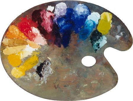 Artist Palettes, Pegasus Art, Painters Palette, Artist Palette, Pallet Painting, Art Instructions, Paint Palette, Artist Paint, Still Life Painting