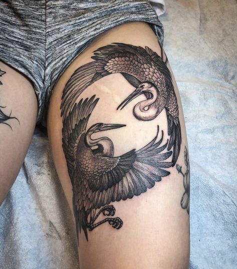 Wolverine Tattoo, Heron Tattoo, Traditional Heart Tattoos, Peace Tattoos, Crane Tattoo, Serpent Tattoo, Skin Paint, Back Piece Tattoo, Intricate Tattoo