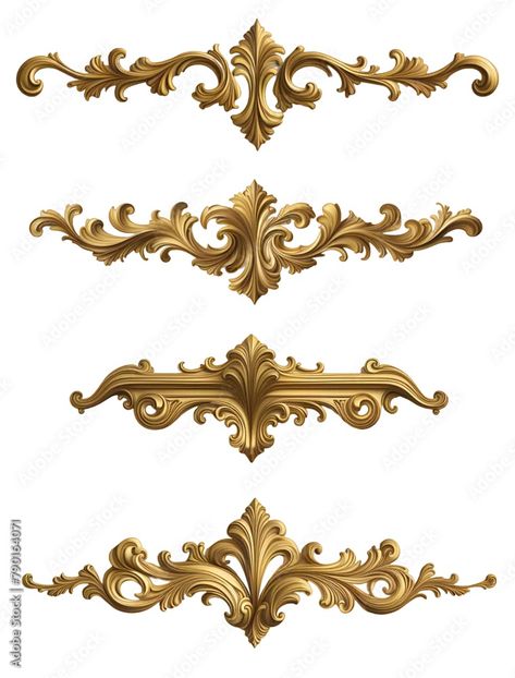 Foto de Bordas e cantos de ouro vintage, elemento clássico de ornamento, molduras retrô dourados. Vetor de decoração de moldura, capa, casamento e certificado. Decoração vintage bonita e elegante. do Stock | Adobe Stock Art, Carving, Carving Patterns, Game Ui, Adobe Stock, Pattern