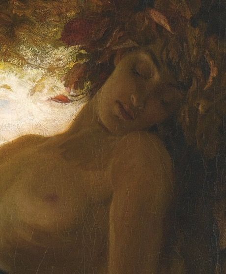 Autumn by Herbert James Draper detail Herbert James Draper, Belle Epoch, Wooded Landscaping, November Rain, Classical Mythology, Anais Nin, Seasons Art, Pre Raphaelite, Autumn Nature