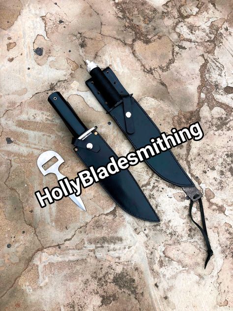 Hand Forged Bowie Knife Hand Forged Rambo Knife Hand Forged Push Dagger With Custom Engraving Send a Message to Place Orders Rambo Knife, Push Dagger, Bowie Knife, Hand Forged, Custom Engraving