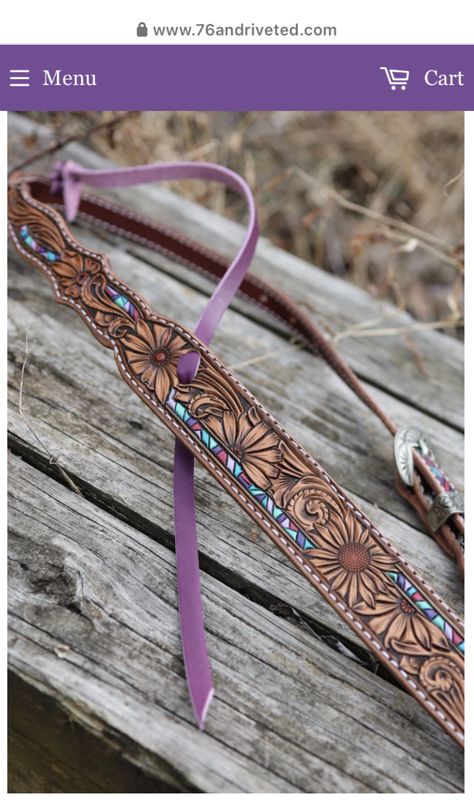 Tooled Leather Headstall, Leatherwork Projects, Leather Horse Tack, Custom Leather Work, Custom Paint Motorcycle, Western Bridles, Leather Patterns, Leather Designs, Leather Tooling Patterns