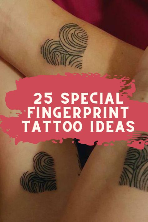 25 Special Fingerprint Tattoo Ideas - Tattoo Glee Thumb Print Heart Tattoo Cute Ideas, Thumbprint Flower Tattoo, Mum And Kids Tattoo, Thumb Heart Tattoo, Finger Print Flower Tattoo, Memorial Tattoo For Daughter, Small Memorial Tattoo Ideas, Couple Finger Print, Fingerprint Flower Tattoo