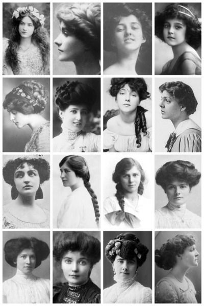 turn of the century girls hairstyles | Women's hairstyles from the early 1900s, Part ... | Turn of the centu ... 1910 Hairstyles, Women With Long Hair, Historical Hairstyles, Edwardian Hairstyles, Victorian Hairstyles, 1900s Fashion, Gibson Girl, Victoria Justice, Vintage Portraits