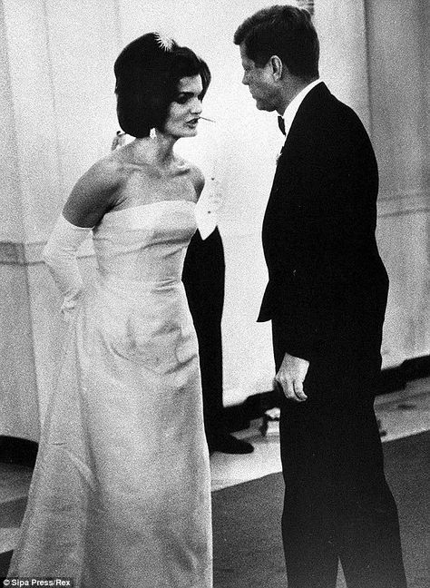 Jackie Kennedy 'wanted to divorce serial-cheating husband JFK' Madison Square Garden, State Dinner, Waterfall Earrings, Jackie O Style, Silk Dupioni, John Fitzgerald, Jackie O, Lady Bird, American Presidents