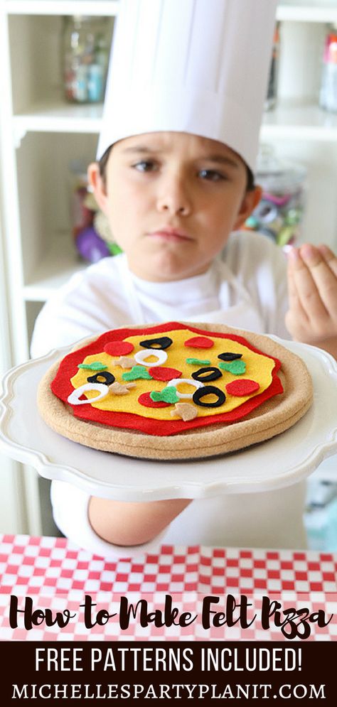 Free Felt Food Patterns Printables, Diy Felt Food No Sew, Felt Pizza Pattern Free, Felt Food Patterns Free Templates, Felt Pizza Diy, Diy Felt Pizza, Felt Pizza Toppings, Felt Pizza Diy Food Patterns, Diy Felt Pie Play Food