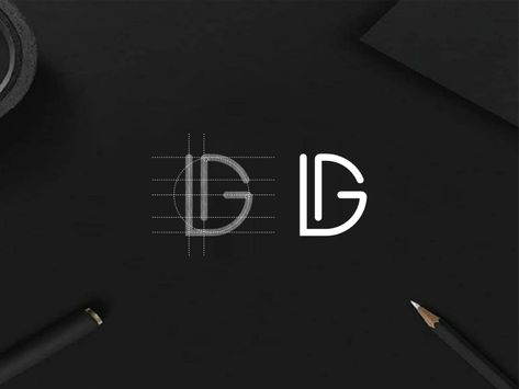 Dg Logo Design, Gd Logo, Dg Monogram, Gate Logo, Goat Logo, Interior Logo, Dg Logo, Graphic Design Ads, Personal Logo