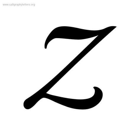 Letter Z Tattoo, Letter Z Font, Fancy Tattoo, Best Calligraphy Fonts, Fancy Fonts Alphabet, Karuna Reiki, Tattoo Font Styles, Fancy Logo, Font Tattoo