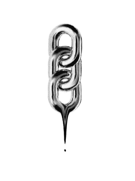 Chrome Tattoo Designs, Chrome Objects, Metallic Drawing, Chrome Tattoo, Minimal Pictures, Chain Aesthetic, Metallic Tattoo, Chains Aesthetic, Metal Drawing