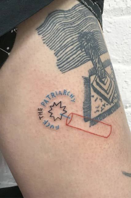 Patriarchy Tattoo, Sarcastic Tattoos, Strong Women Tattoos, Feminism Tattoo, Empowerment Tattoo, Feminist Tattoos, Strong Woman Tattoos, Empowering Tattoos, Feminist Tattoo