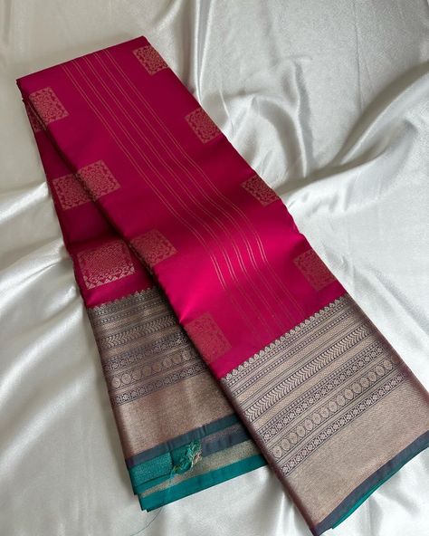 Different Colour Combinations In Sarees, Best Saree Colour Combination, New Trend Sarees, New Silk Saree Collections, Dusky Skin Saree Look, Saree Combination, Saree Color Combinations, Silk Saree Blouse Designs Patterns, Latest Silk Sarees