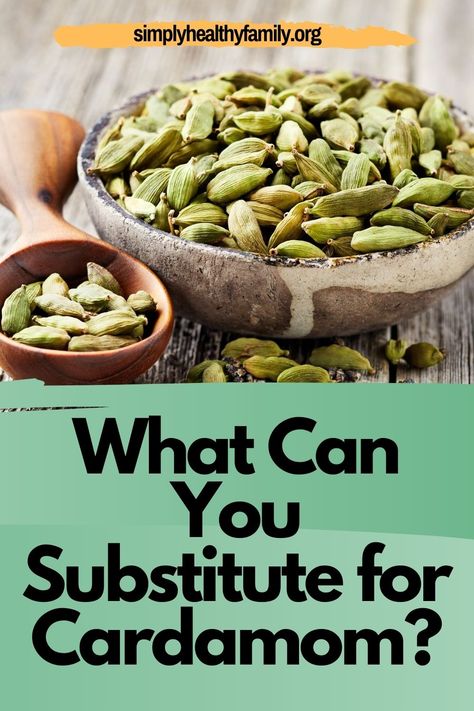 Cardamom is a delicious Asian spice. Simply Healthy Family has compiled a report that discusses this spice, its origins and its health benefits. In addition to flavoring food we identify some other uses of cardamom that you will enjoy. If for any reason you find that you have run out of this spice then we offer you some alternative substitutes that will do the job just as well and why. This is worth checking out. Learn more here… #cardamom #indianfood #cardamomsubstitute Substitute For Cardamom, Food Substitutes, Asian Spices, Food Substitutions, Asian Countries, Healthy Family, Healthy Families, South Asia, Junk Food