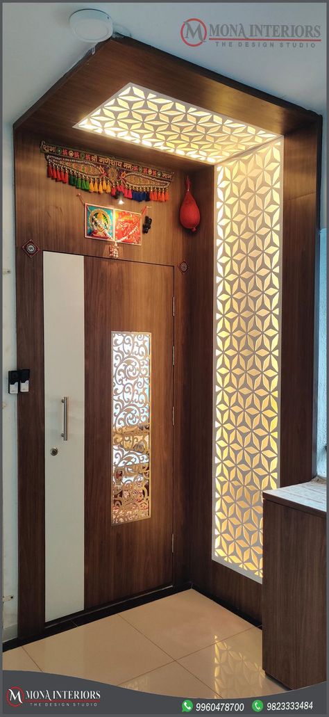 Indoor Door Design, Flat Entrance Design, Interior Door Styles Modern, Indian Main Door Designs, Wooden Panel Design, बेडरूम डिजाइन, Modern Wood Doors, Entry Door Designs, Interior Door Styles