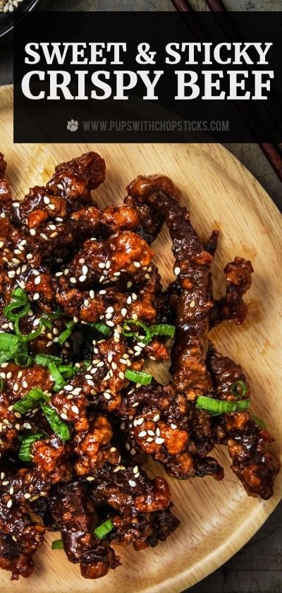 Spicy Beef Recipes For Dinner, Best Asian Dishes, Sweet And Sticky Crispy Beef, Sweet Beef Recipes, Sticky Korean Beef, Beef Angus Steak Recipes, Easy Chinese Food Recipes Beef, Asian Meat Dishes, Crispy Beef And Broccoli