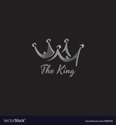 King Crown Logo, Crown Logo Design, Logo King, King Crown Tattoo, Template Art, Typo Logo Design, King Picture, Crown Images, Image King