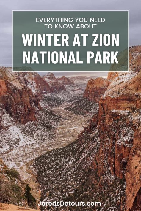 Planning a winter trip to Zion National Park? Zion is a must-see on your Utah travel list, and winter is a great time to visit this beautiful US national park. We’ve got all the details you need, including weather, winter hikes, things to do, what to wear, packing tips, and Angel’s Landing in winter. Plan your perfect winter trip to Zion National Park with our guide. US destinations, Zion travel itineraries, travel ideas. Zion National Park Winter, Trip To Zion National Park, Zion Hikes, Utah Vacation, Zion Canyon, Utah Adventures, Utah Road Trip, Angel S, Winter Trip