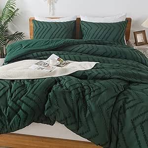 Tufted Bedding, Green Comforter Sets, Full Size Comforter Sets, Full Size Comforter, Queen Size Comforter Sets, King Size Comforter Sets, Dark Emerald Green, Green Comforter, Queen Size Comforter