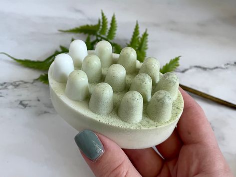 Rosemary Oil Hair Growth, Peppermint Shampoo, Handmade Shampoo, Rosemary Shampoo, Massage Bar, Solid Shampoo Bar, Increase Hair Growth, Massage Bars, French Green Clay