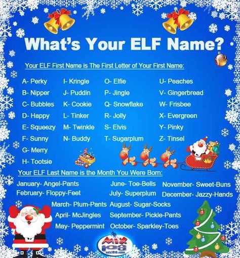 What's Your Elf Name Your Elf Name, Christmas Elf Names, Whats Your Elf Name, Funny Name Generator, Name Maker, Elf Names, Unicorn Names, Handwritten Text, Sweet Buns