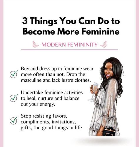 Femine Energy Outfit, Fascinating Womanhood, Femininity Quotes, Become More Feminine, Feminine Journey, Ettiquette For A Lady, Femininity Tips, Good Leadership Skills, Self Help Skills