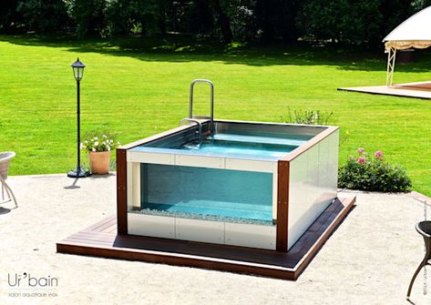 17 kleine Pools für Garten, Hof und Terrasse | homify Ideas De Piscina, French Garden Decor, Kleiner Pool Design, Mini Pool, Stock Tank Pool, Small Pool Design, Splash Pool, Stock Tank, Diy Pool