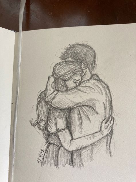 Drawing About Missing Someone, Boyfriend And Girlfriend Sketches, Drawing Ideas For Friendship, Breakup Sketching, One-sided Love Drawing Art, Dark Romance Sketches, Blind Love Art, Cute Simple Drawings For Boyfriend, Drawings With Emotion