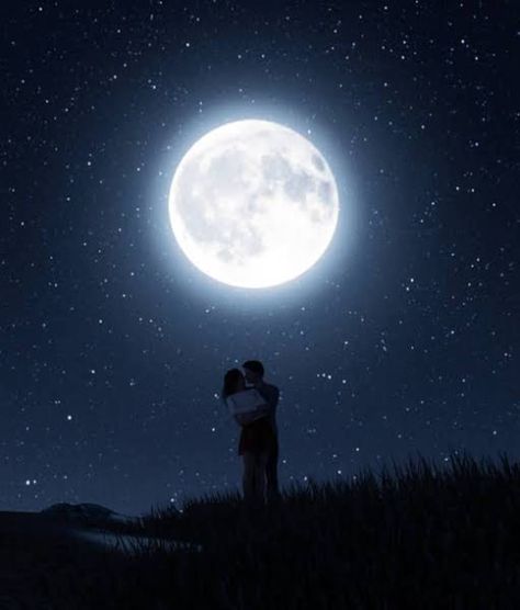 Basking In Moonlight. When in love, the entire universe echoes the vibes and resonates the intense chemistry that two lovers share. The moon shines a little brighter and the wind sings its romantic tune to add up to the moment. What can be more romantic than confessing your love under the bright moonlight in a night of e Anime Moon, New Instagram Logo, Boy And Girl Friendship, Sing And Dance, Dance Together, Best Wallpaper Hd, Pitch Dark, Love Moon, Two Lovers