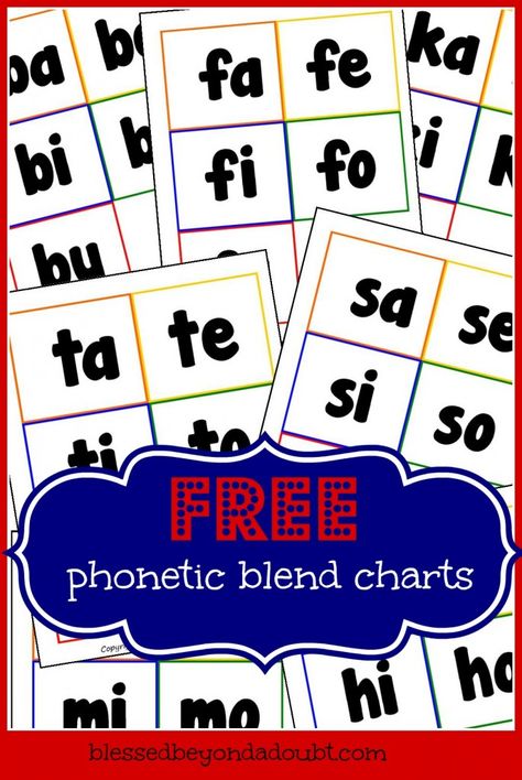 FREE Consonant Blend Charts - Mastering Phonic Sounds! - Blessed Beyond A Doubt Phonic Sounds, Homeschool Phonics, Phonics Blends, Phonics Free, Blending Sounds, Consonant Blends, Phonics Sounds, Jolly Phonics, Teaching Toddlers