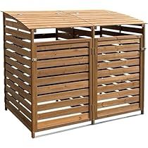 Wood Trash Can, Garbage Can Storage, Trash Can Storage, Bin Shed, Bin Storage, Storage Sheds, Can Storage, Wooden Sheds, Trash Bin