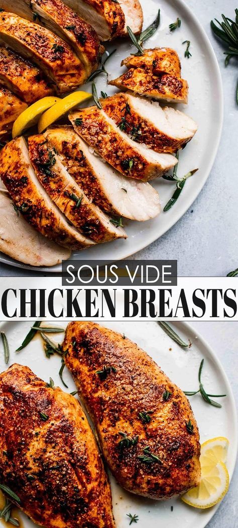 Boneless Recipes, Anova Recipes, Sous Vide Chicken Thighs, Sous Vide Chicken Breast, Sous Vide Chicken, Weeknight Recipes, Sous Vide Recipes, Sous Vide Cooking, Winner Winner