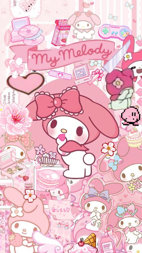 #sanrio #sanriocore #mymelody #pink #coquette #Pretty #wallpaper #aestehthic My melody Wallpaper ⭐️ Hello Kitty Phone Wallpaper, Pink Hello Kitty Wallpaper Iphone, Melody Wallpaper, Hello Kitty Wallpaper Hd, Pink Wallpaper Hello Kitty, Trippy Iphone Wallpaper, Hello Kitty Colouring Pages, Walpaper Hello Kitty, Whatsapp Wallpaper Cute