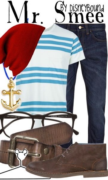 Disneybound #disney Male Disney Bounding, Men’s Disneybound, Disneybound Outfits Men, Disney Bounding Men, Mens Disney Outfit, Disneybound Men, Smee Costume, Mr Smee, Disneybound Ideas