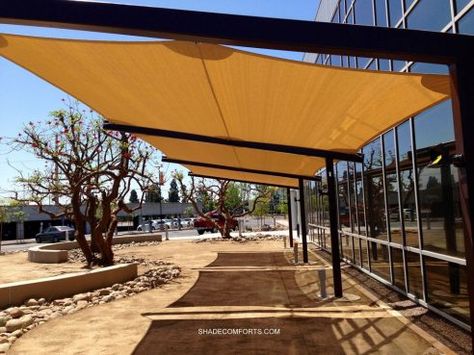 Seating Design Outdoor, Public Seating Design Outdoor, Public Seating Design, Pergola Garage Door, Pool Shade, Seating Design, Sail Canopies, Backyard Shade, Pergola Swing