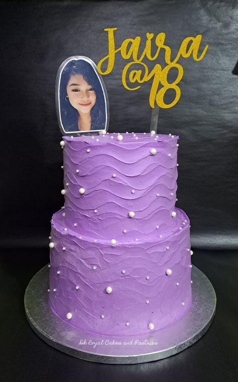 Royal Cakes, 2 Tier Cake, Tier Cake, Tiered Cakes, Cake Designs, Pastry, Violet, Cake