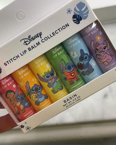 Stitch Lip Balm, Stitch Make Up, Stitch Skincare, Stitch Makeup, Cute Lip Balm, Stitch Things, Lilo And Stitch Characters, Lilo And Stitch Merchandise, Christmas Stitch