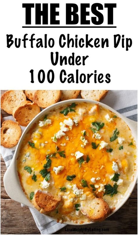 Healthy Recipe for Buffalo Chicken Dip | Lose Weight By Eating Low Calorie Buffalo Chicken Dip, Recipe For Buffalo Chicken Dip, Healthy Buffalo Chicken Dip, 500 Calories Recipes, Buffalo Dip, Buffalo Chicken Dip Easy, Low Calorie Chicken, Buffalo Chicken Dip Recipe, Metabolism Boosting Foods